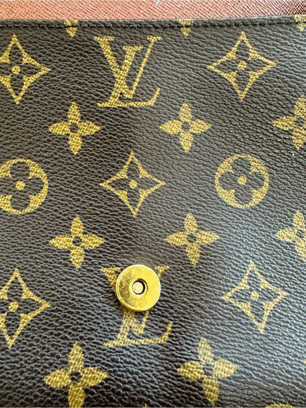 Louis Vuitton Musette Tango Monogram Canvas with Brown Leather